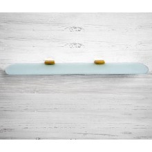 Стеклянная полка WasserKRAFT Sauer K-7924 Золото