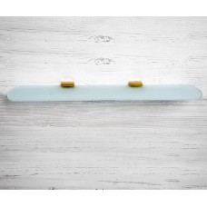 Стеклянная полка WasserKRAFT Sauer K-7924 Золото