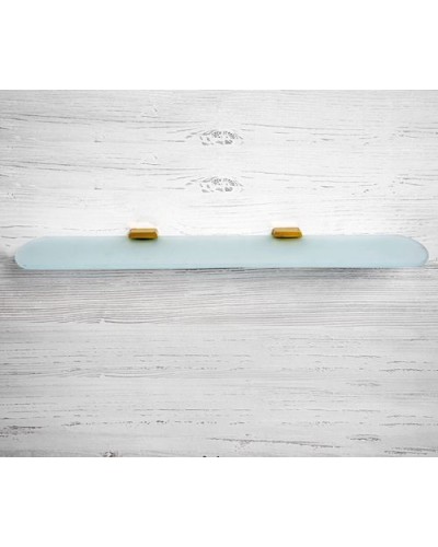 Стеклянная полка WasserKRAFT Sauer K-7924 Золото