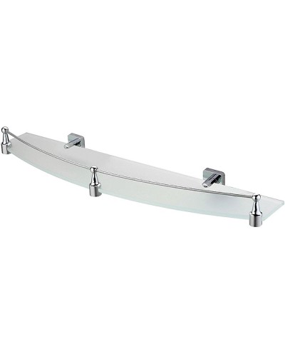 Стеклянная полка WasserKRAFT Dill K-3944 Хром