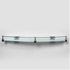 Стеклянная полка WasserKRAFT Dill K-3944 Хром