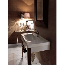 Полка стеклянная для раковины с ножками 120 см Kerasan Bentley 9188