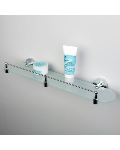 Стеклянная полка WasserKRAFT Isen K-4044 Хром