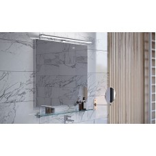 Полка стеклянная Velvex Klaufs pkKLA.100-46 Хром