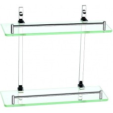 Стеклянная полка Aquanet 8022 264917 Хром