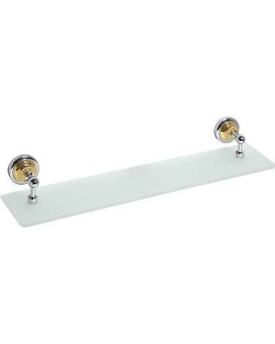 Стеклянная полка Bemeta Retro Gold and Сhrom 144202248 Золото Хром