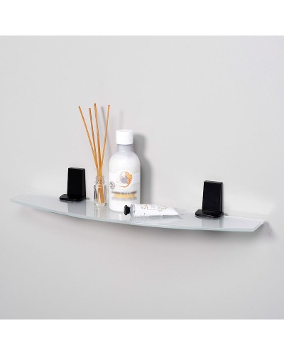 Стеклянная полка WasserKRAFT Abens K-3224 Черная матовая