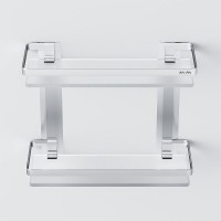 Стеклянная полка AM.PM Sense L A7455200 Серебристая