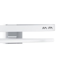 Стеклянная полка AM.PM Sense L A7456100 угловая Серебристая