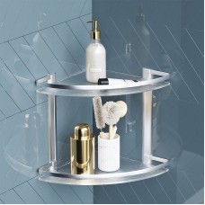 Стеклянная полка AM.PM Sense L A7456200 угловая Серебристая