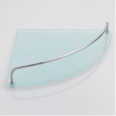 Стеклянная полка Haiba HB1907-2 угловая Хром