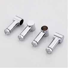 Стеклянная полка Haiba HB1907-2 угловая Хром