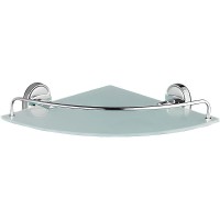 Стеклянная полка Haiba HB1921-1 угловая Хром