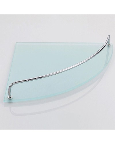 Стеклянная полка Haiba HB1921-1 угловая Хром