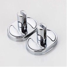 Стеклянная полка Haiba HB1921-1 угловая Хром