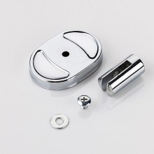 Стеклянная полка Haiba HB1921-1 угловая Хром