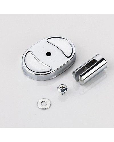 Стеклянная полка Haiba HB1921-1 угловая Хром