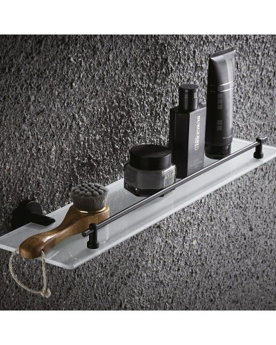 Стеклянная полка Haiba HB8707 Черная