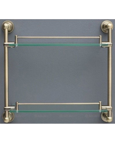 Полка стеклянная 43,8 см Aquanet 3852