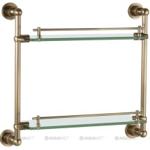 Полка стеклянная 43,8 см Aquanet 3852