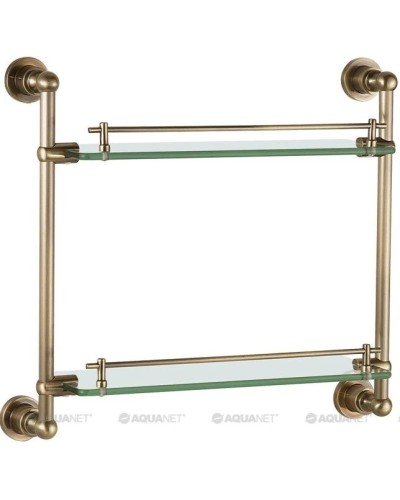 Полка стеклянная 43,8 см Aquanet 3852