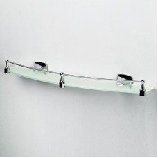 Стеклянная полка WasserKRAFT Wern K-2544 Хром