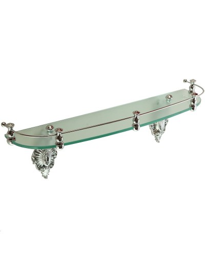 Стеклянная полка Migliore Elisabetta 17036 Хром