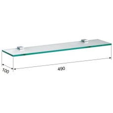 Полка стеклянная 49 см Remer SQ SQ20CR