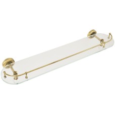 Стеклянная полка Migliore Amerida 16564 Бронза с кристаллами Swarovski