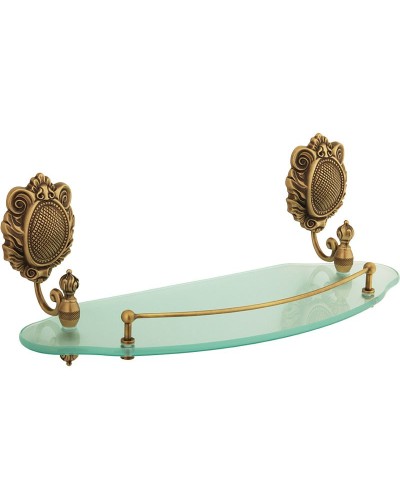 Стеклянная полка Migliore Cleopatra 16637 Бронза