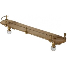 Стеклянная полка Migliore Cristalia 16775 Бронза с кристаллами Swarovski