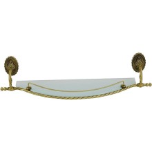 Стеклянная полка Migliore Edera 16898 Бронза