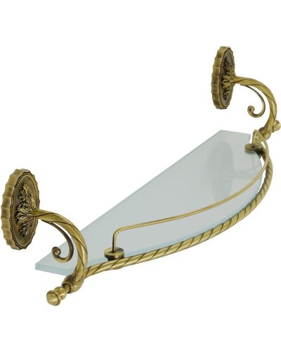 Стеклянная полка Migliore Edera 16898 Бронза