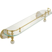 Стеклянная полка Migliore Provance 17701 Золото