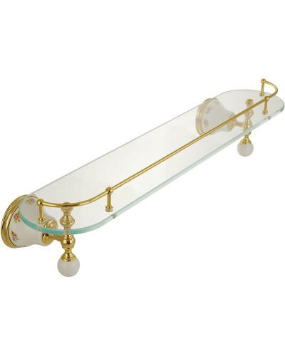 Стеклянная полка Migliore Provance 17701 Золото