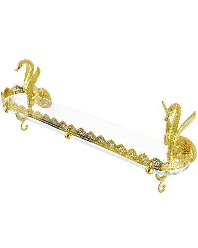 Стеклянная полка Migliore Luxor 26131 Золото