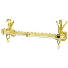 Стеклянная полка Migliore Luxor 26131 Золото