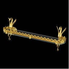 Стеклянная полка Migliore Luxor 26131 Золото