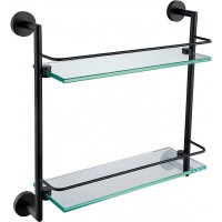 Стеклянная полка Allen Brau Priority 6.31015-31 Черная матовая