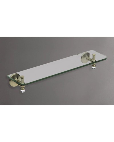 Полка стеклянная 50 см Art&Max Antic Crystal AM-E-2682CSJ-BR