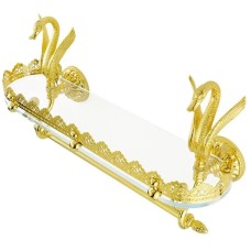 Полка стеклянная 50 см Migliore Luxor 26139