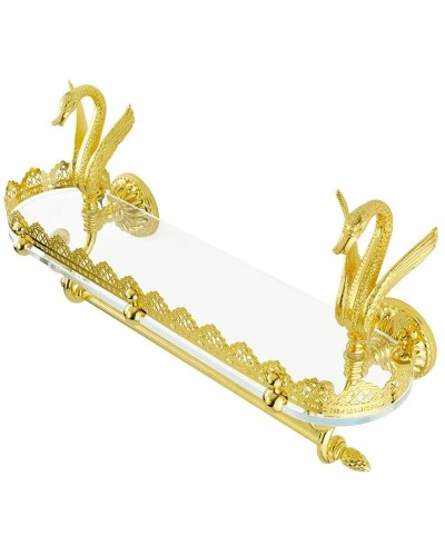 Полка стеклянная 50 см Migliore Luxor 26139