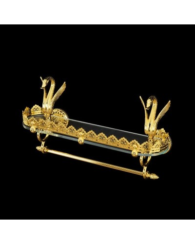 Полка стеклянная 50 см Migliore Luxor 26139