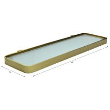 Полка стеклянная 40 см Bronze de Luxe Scandi 10511