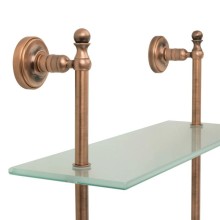 Полка стеклянная 40 см Migliore Mirella 17354