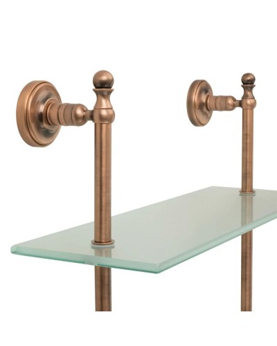 Полка стеклянная 40 см Migliore Mirella 17354