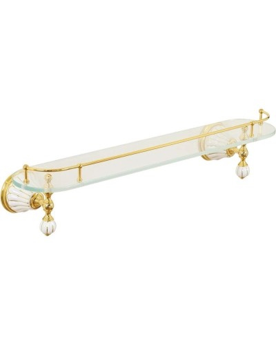 Полка стеклянная 60 см Migliore Olivia ML.OLV-60.620.BO.DO