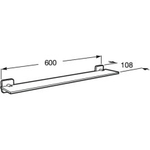 Полка стеклянная 60 см Roca Victoria 816661001