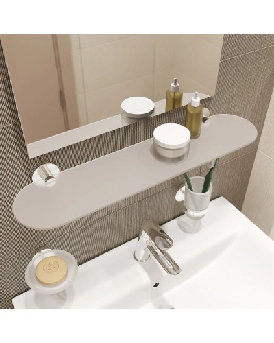 Полка стеклянная 52 см IDDIS Sena SENSSG0I44