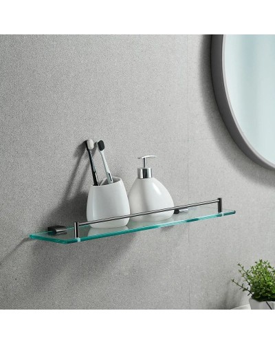 Полка стеклянная 50 см Rose RG1719T